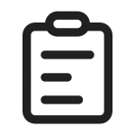 Clipboard Text SVG Icon